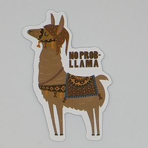 No Prob Llama Sticker